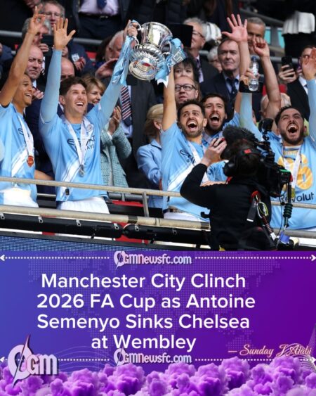 Manchester City Clinch 2026 FA Cup as Antoine Semenyo Sinks Chelsea at Wembley