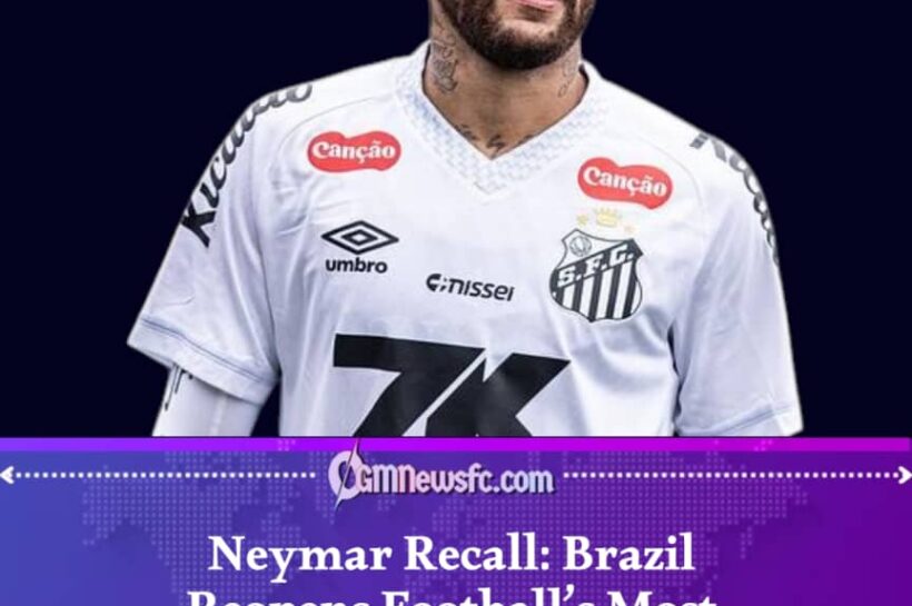 Neymar Recall Sparks Fury as Brazil Risks Another “One-Man Show