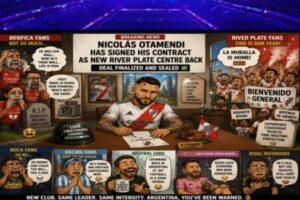 Veteran Defender Otamendi Becomes River Plate’s Latest Reinforcement