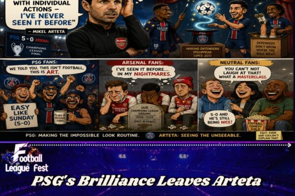 Arteta Praises PSG Quality Following Heartbreaking European Defeat