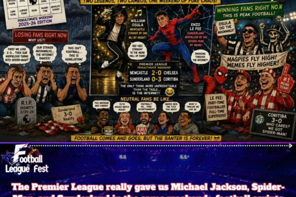 Premier League Multiverse Descends Into Chaos as Michael Jackson and Spider-Man Apparently Join the Title Race
