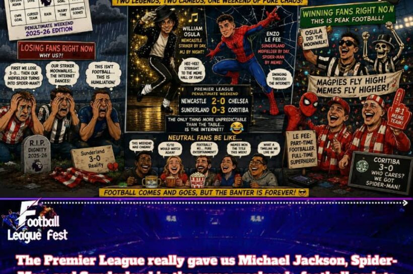 Premier League Multiverse Descends Into Chaos as Michael Jackson and Spider-Man Apparently Join the Title Race