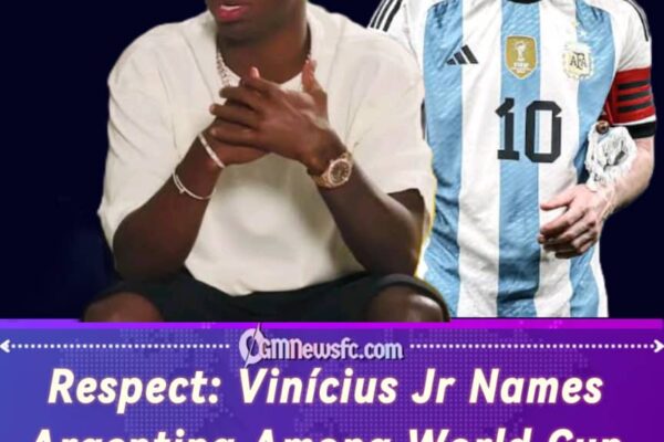 Respect: Vinícius Jr Admits Messi Still Turns Argentina Into Football’s Final Boss