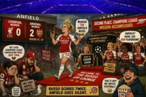 Russo Rampage: Arsenal Turn Anfield Into a Champions League Checkout Counter