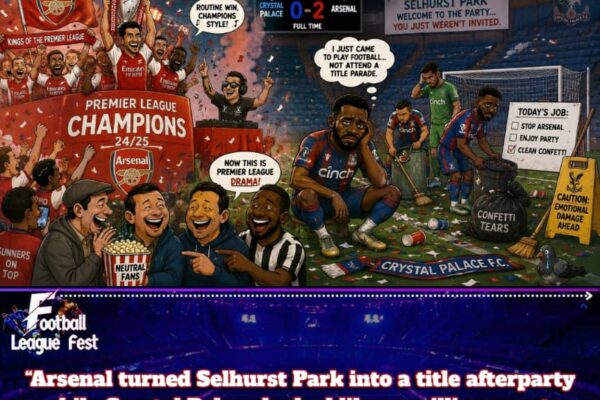 Arsenal Turned Selhurst Park Into a Championship Rental Venue
