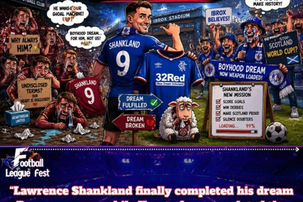 Shankland and Rangers Create Scottish Football Chaos as Hearts Fans Enter Emotional Extra Time