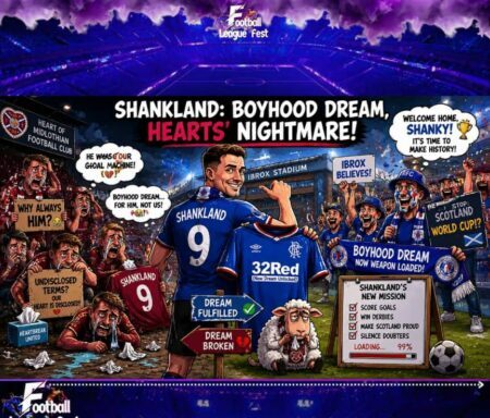 Shankland and Rangers Create Scottish Football Chaos as Hearts Fans Enter Emotional Extra Time