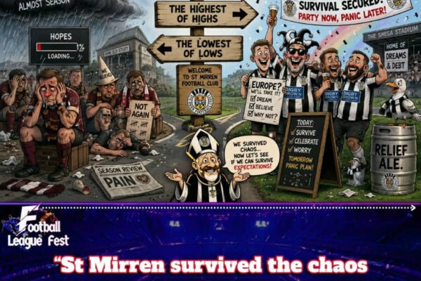 St Mirren Survive Chaos, Fans Survive Heart Attacks
