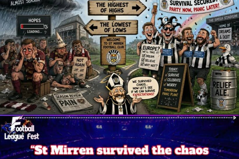 St Mirren Survive Chaos, Fans Survive Heart Attacks
