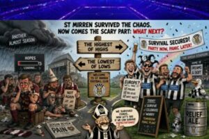 St Mirren Survive Chaos, Fans Survive Heart Attacks
