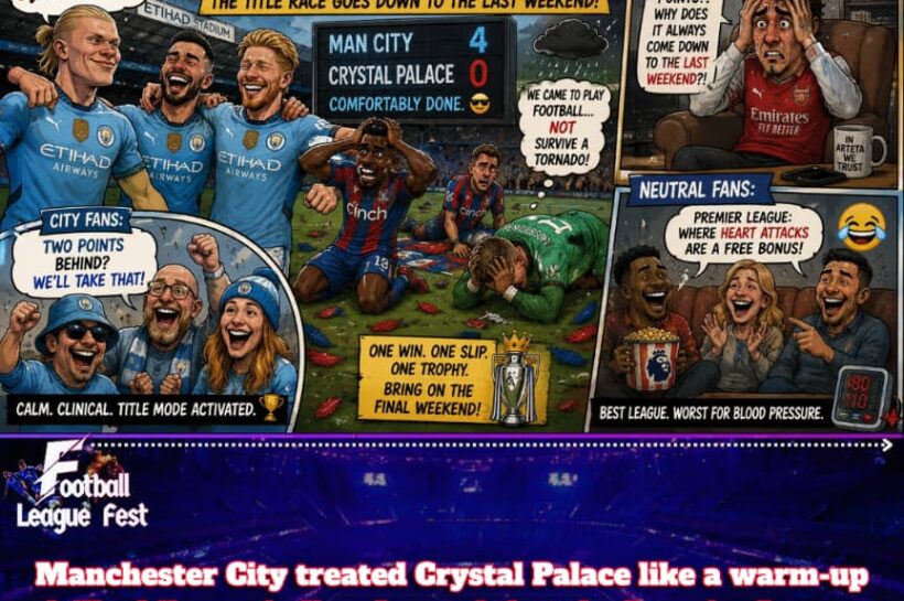 Title Race Therapy Session: Manchester City Calmly Reminds Arsenal That Stress Is Part of the Package