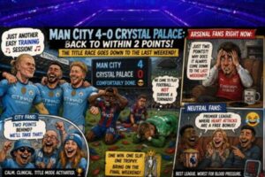 Title Race Therapy Session: Manchester City Calmly Reminds Arsenal That Stress Is Part of the Package