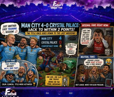 Title Race Therapy Session: Manchester City Calmly Reminds Arsenal That Stress Is Part of the Package