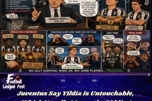 Damien Comolli Declares Kenan Yildiz Untouchable Amid Transfer Interest