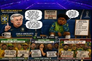 Ancelotti Urges Calm Over Endrick’s Role in Brazil Squad