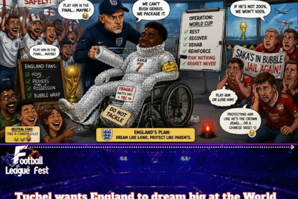 BUKAYO SAKA IN BUBBLE WRAP? TUCHEL'S WORLD CUP MASTERPLAN HAS ENGLAND DREAMING CAREFULLY