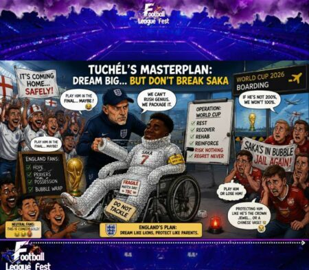 BUKAYO SAKA IN BUBBLE WRAP? TUCHEL'S WORLD CUP MASTERPLAN HAS ENGLAND DREAMING CAREFULLY