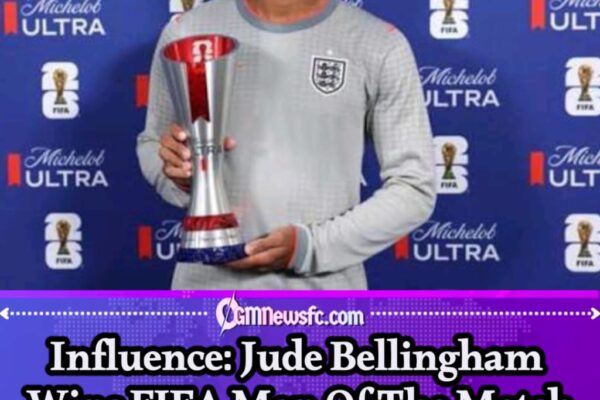 Influence: Bellingham Wins Another Award And Leaves England Wondering How He Keeps Doing It