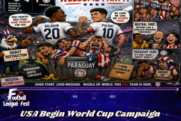 Debut Demolition: Balogun Blitz Turns Paraguay Into USA's Opening-Day Warning Sign