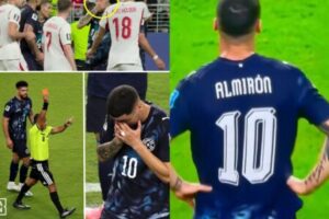 New FIFA Red Card Rule Makes Miguel Almiron a Scapegoat After He Covered His Mouth to Speak to an Opponent