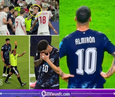 New FIFA Red Card Rule Makes Miguel Almiron a Scapegoat After He Covered His Mouth to Speak to an Opponent