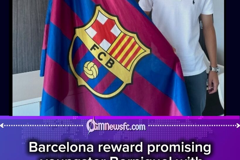 LA MASIA STRIKES AGAIN AS 16-YEAR-OLD BORNIQUEL SIGNS—BARCELONA’S MIDFIELD FUTURE STARTS TO LOOK LIKE A LONG WAITING LIST”