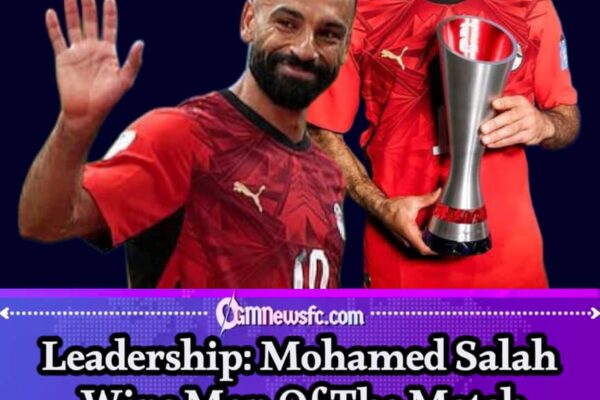 Leadership: Salah Adds Another Man Of The Match Award To His Growing Collection
