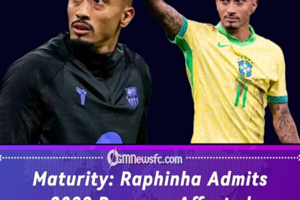 Maturity: Raphinha Says The Pressure Is Gone And The Confidence Has Arrived