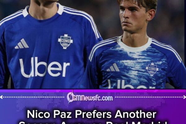 Nico Paz Prefers Another Season Away as Real Madrid Buyback Is Activated