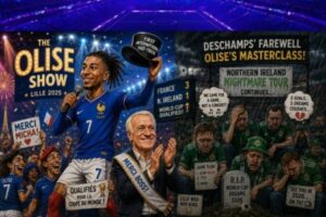 Olise Hat-Trick: Deschamps Orders a Farewell Party and Michael Olise Turns It into a Concert