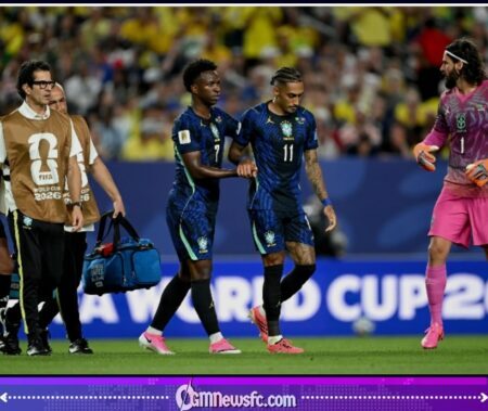 Hamstring Says ‘Not Today’: Raphinha’s Early Exit Leaves Barcelona Holding Their Breath in Brazil Drama”