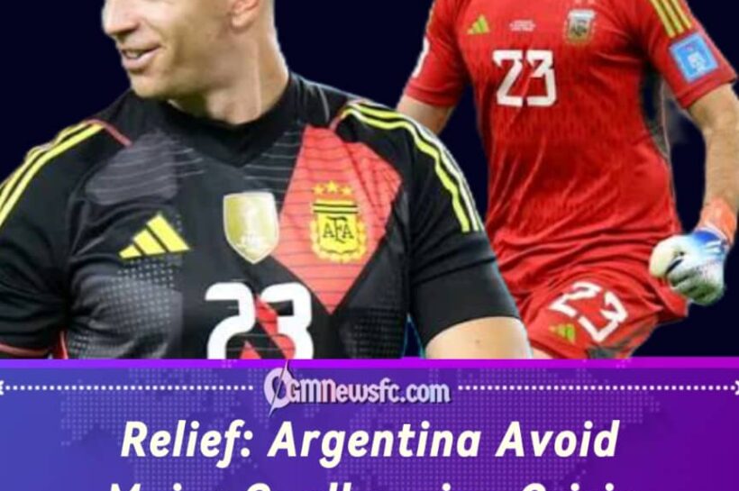 Relief: Martínez Returns Just In Time As Argentina Avoid A Goalkeeping Nightmare