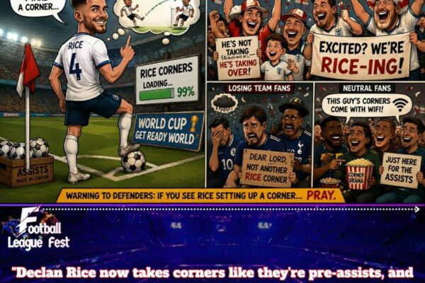 Rice Corners: England's New National Threat Level Appears to Be Set Pieces