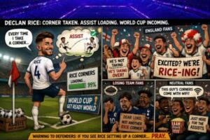 Rice Corners: England's New National Threat Level Appears to Be Set Pieces