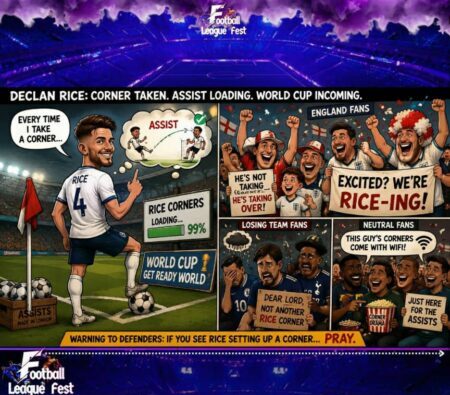 Rice Corners: England's New National Threat Level Appears to Be Set Pieces
