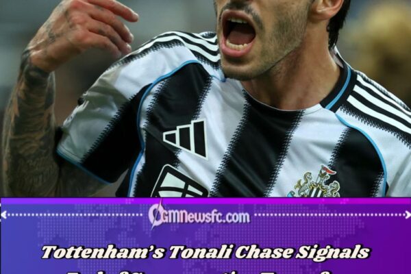 Sandro Tonali Emerges as Tottenham’s Top Midfield Target