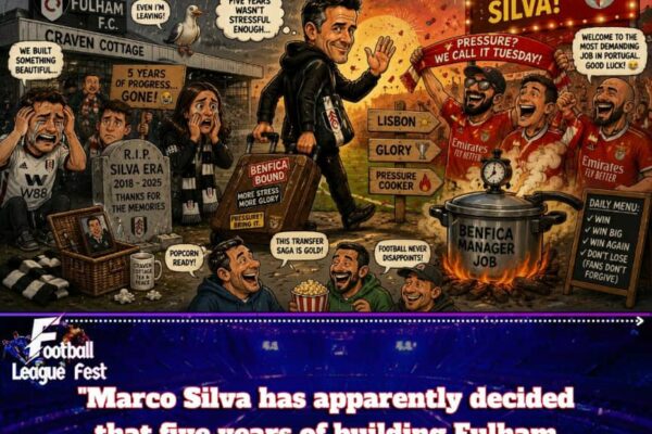 Silva and the Pressure Cooker: From Fulham's Garden Project to Benfica's Weekly Emergency Room