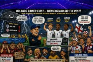 Storm Waits Patiently as England Finally Arrive for the Party