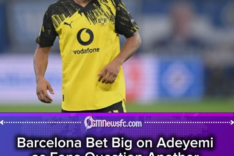 Adeyemi Arrival: Barcelona’s €22 Million Speed Chase Lands at Camp Nou Before the Football Examination Begins