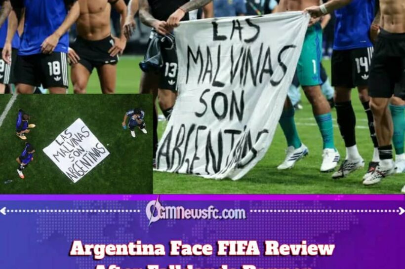 Victory Lap, Diplomatic Trap: Argentina's Falklands Banner Celebration Could End in FIFA's Naughty Corner