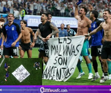 Victory Lap, Diplomatic Trap: Argentina's Falklands Banner Celebration Could End in FIFA's Naughty Corner