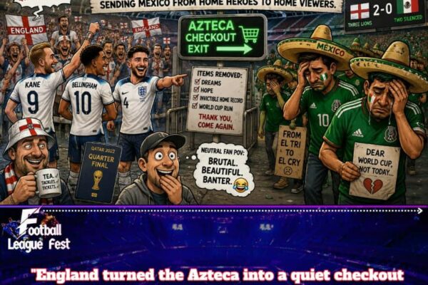Azteca Checkout: England Cashed Out Mexico's World Cup Dream