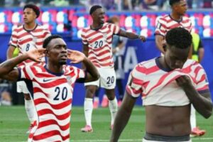 Balogun Red Card Gives USA a Victory… and an Unexpected Souvenir