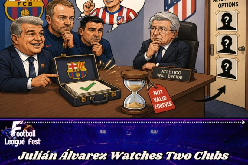 Barcelona’s Explosive ‘Now or Never’ Bid Puts Atlético Under Intense Pressure as Julián Álvarez Transfer Saga Erupts