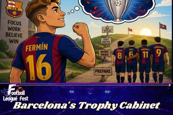 Fermín López Declares Barcelona's Champions League Mission: Barcelona Fans Already Practicing Champions League Victory Parades