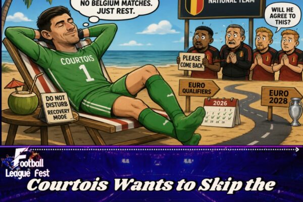 Belgium's Goalkeeper Wants a Football Vacation Package