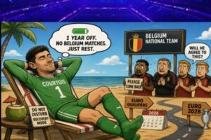 Belgium's Goalkeeper Wants a Football Vacation Package