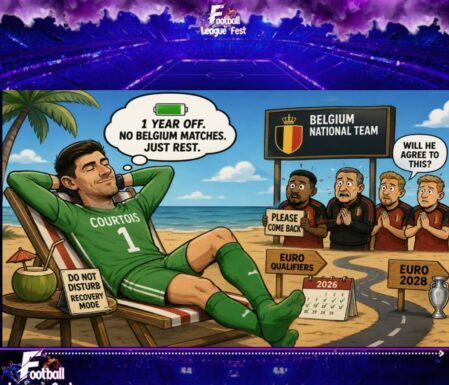 Belgium's Goalkeeper Wants a Football Vacation Package