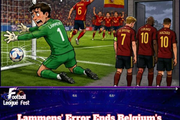 Golden Goodbye! Belgium's Fairytale Ends After One Costly Slip Turns Into a Football Farewell