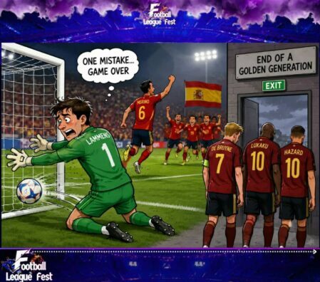 Golden Goodbye! Belgium's Fairytale Ends After One Costly Slip Turns Into a Football Farewell